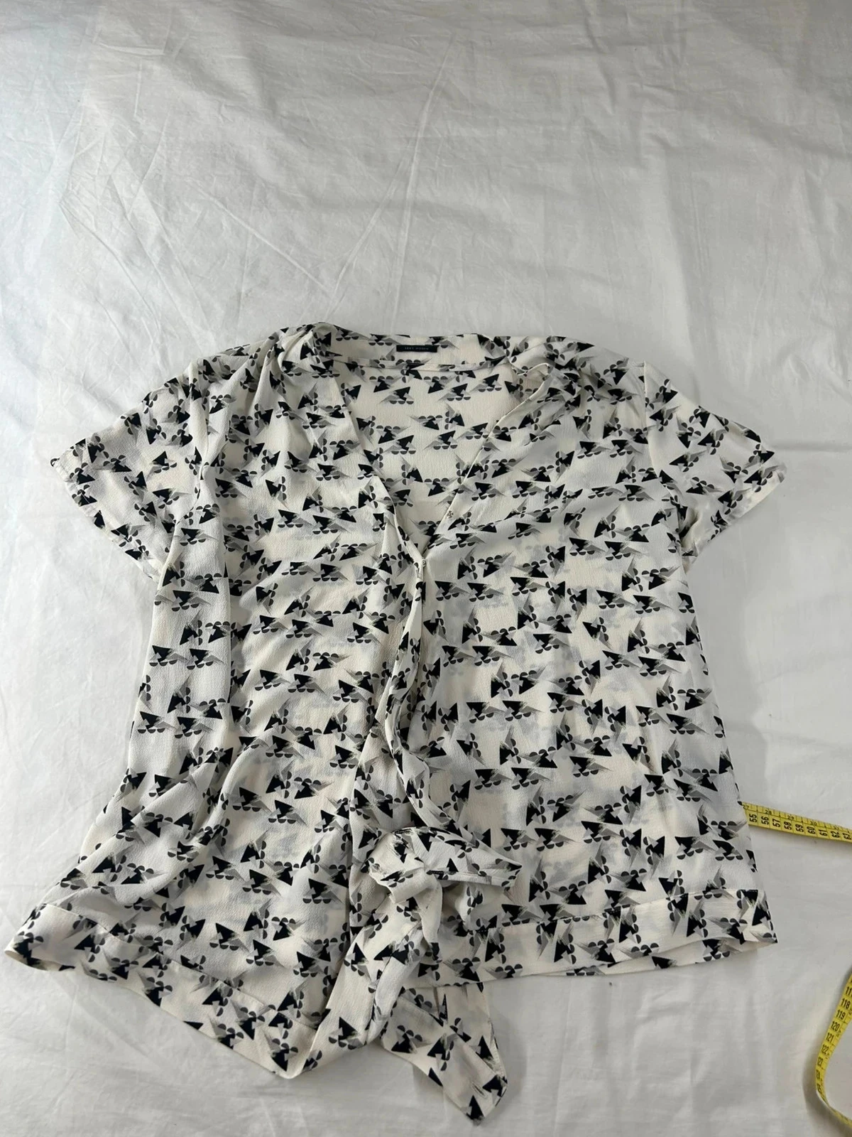 Blouse motifs noir et blanc IKKS femme taille 44